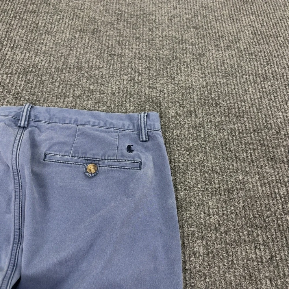 Polo Ralph Lauren Pants Mens 32/30 Blue Cotton Stretch Straight Fit Chino Casual